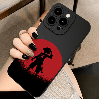 New High-End Design Anime Pattern Printing Shockproof And Drop-Proof Mobile Phone Case Ultra-Thin Matte Feel Anti-Fingerprint Effect for Iphone11 12 13 14 15 Pro Max XS XR X 7 8 Plus Mini SE Can Be Given As a Gift to Male Fem