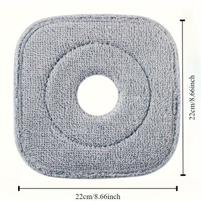 5pcs Microfiber Mop Replacement Cloths for Rotating Hands-Free Mop Buckets - Centrifugal Cleaning, Strong Decontamination, Multi-Surface Use on Floors & Windows, Floor Cleaning Mop, Window Cleaning Tool, Centrifugal Design, D