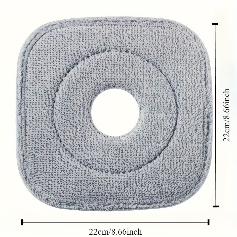 5pcs Microfiber Mop Replacement Cloths for Rotating Hands-Free Mop Buckets - Centrifugal Cleaning, Strong Decontamination, Multi-Surface Use on Floors & Windows, Floor Cleaning Mop, Window Cleaning Tool, Centrifugal Design, D