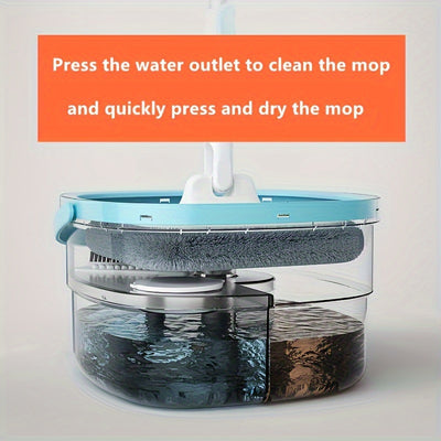 5pcs Microfiber Mop Replacement Cloths for Rotating Hands-Free Mop Buckets - Centrifugal Cleaning, Strong Decontamination, Multi-Surface Use on Floors & Windows, Floor Cleaning Mop, Window Cleaning Tool, Centrifugal Design, D