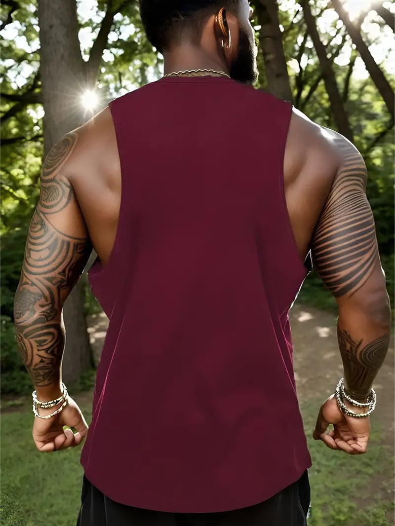 Plus Size, I Love My Girlfriend Print Men&