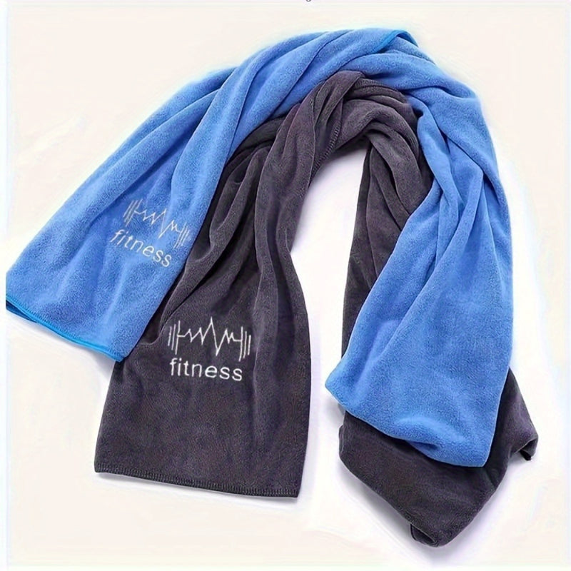 Fitness Gym Sports Towel, Non-Slip Sweat Absorbing Pad, Breathable Sweat Wipe for Outdoor Running, Hiking, Marathon, Ideal for Fitness Gym, Training & Running, Adult Polyester Fiber, Uncharged, No Battery Required