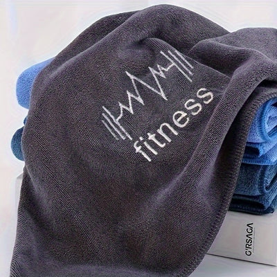 Fitness Gym Sports Towel, Non-Slip Sweat Absorbing Pad, Breathable Sweat Wipe for Outdoor Running, Hiking, Marathon, Ideal for Fitness Gym, Training & Running, Adult Polyester Fiber, Uncharged, No Battery Required