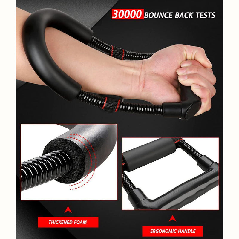 1pc, Wrist Strengthener, Professional Hand Grip Training, Arm Power Training Equipment, ABS Material, Black, No Power Required, for Fitness & Outdoor Sports