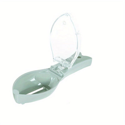 مكشطة قشور السمك قطعة واحدة، مزيل قشور السمك المنزلي، صندوق قشور السمك مع مساحة تخزين، مكشطة مريحة وسهلة الغسل، أدوات مطبخ