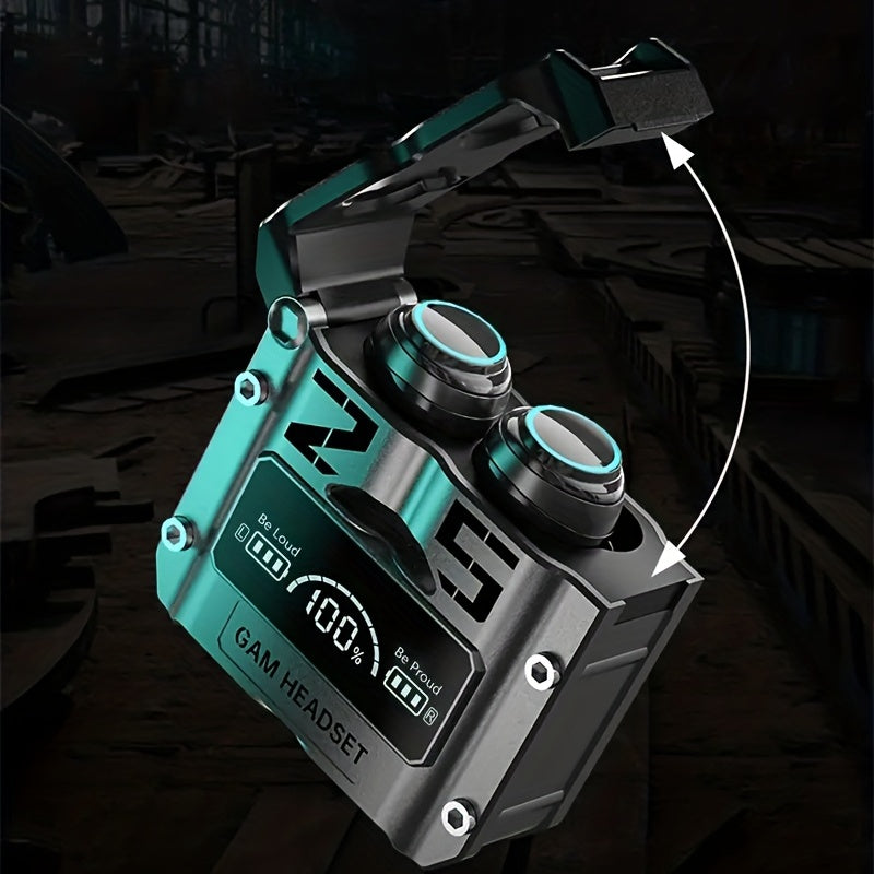 سماعات أذن لاسلكية TWS Audifonos Inalambrico 5.0 داخل الأذن مقاومة للماء، سماعة أذن صغيرة ستيريو لهاتف Xiaomi وهاتف Iphone وسماعات أذن للألعاب