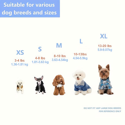 Elegant Black & White Pet Tuxedo with Bow Tie - Formal Attire for Small Dogs and Cats, Perfect for Weddings, Birthdays, and Special Events