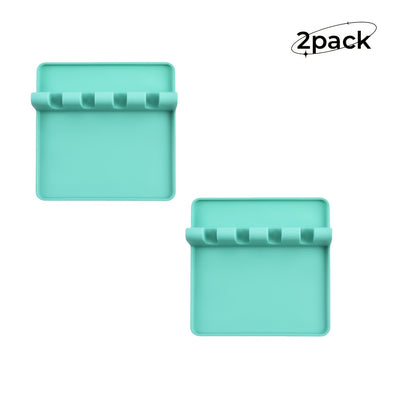 Kitchen Silicone Utensil Holder -, Durable Spoon Rest with Drip Mat - Heat-Resistant Spoon Holder for Stovetops - Spoon Rest for Kitchen Countertops - Support for Kitchen Tools And Utensils.