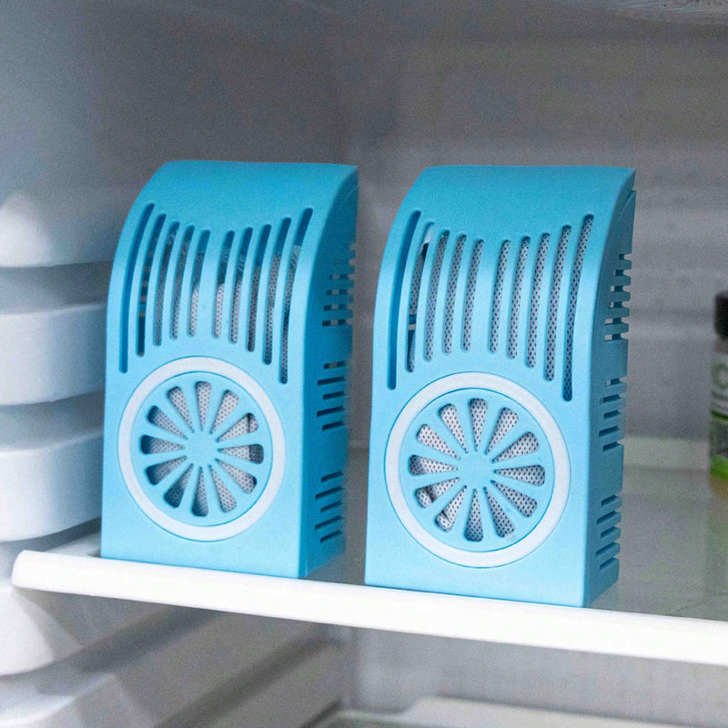 Activated Carbon Refrigerator Deodorizer Box, Odor Eliminator, PVC Material, Battery-Free