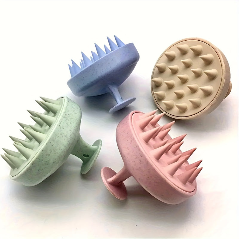 1pc Silicone Shampoo Brush, Body Massage Bath & Hair Washing Tool with 94 Countries Hot