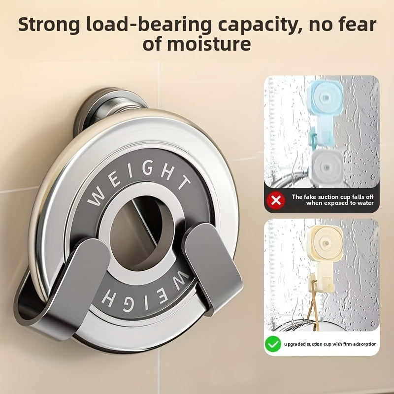 AnYabong Foldable Space-Saving Kitchen Organizer - Multi-Functional Hooks for Pot Lids, Cutting Boards & Utensils, Durable Metal with Super Absorption, Waterproof Design, Polished Finish (Black/White), Kitchen Organizers And