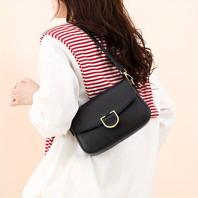 1pc Women's Top-Grain Cowhide Leather Crossbody Bag - Minimalist Square Design with Golden-Tone Hardware, Adjustable Strap & Zipper Closure, Beige/Tan/Black/Green - Casual Everyday Purse for Commuting, Work & Travel, Durable