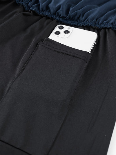 Zhiyu OBM 3pcs Men's Fitness Running Shorts, Elastic Waistband, Soft Lining, Towel Included, Perfect as a Gift