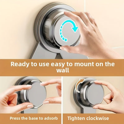 AnYabong Foldable Space-Saving Kitchen Organizer - Multi-Functional Hooks for Pot Lids, Cutting Boards & Utensils, Durable Metal with Super Absorption, Waterproof Design, Polished Finish (Black/White), Kitchen Organizers And