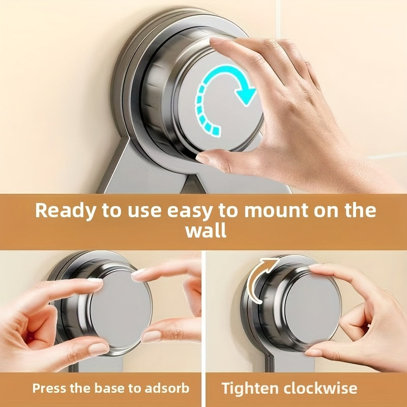 AnYabong Foldable Space-Saving Kitchen Organizer - Multi-Functional Hooks for Pot Lids, Cutting Boards & Utensils, Durable Metal with Super Absorption, Waterproof Design, Polished Finish (Black/White), Kitchen Organizers And