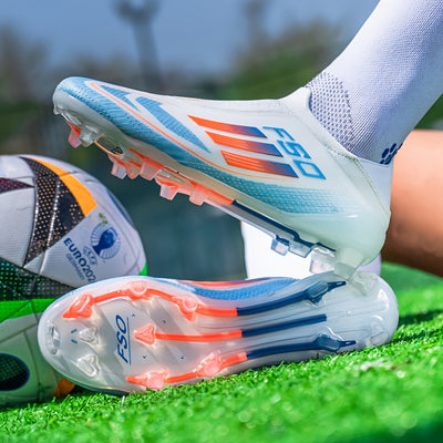 Men'S Outdoor Sports Football Shoes, Professional Match Training Cleats with High-Quality and Stylish Design, Breathable Upper for Secure Toe Protection, Featuring 3D Gradient Technology, Agile and Precise Ball Control, Comfo