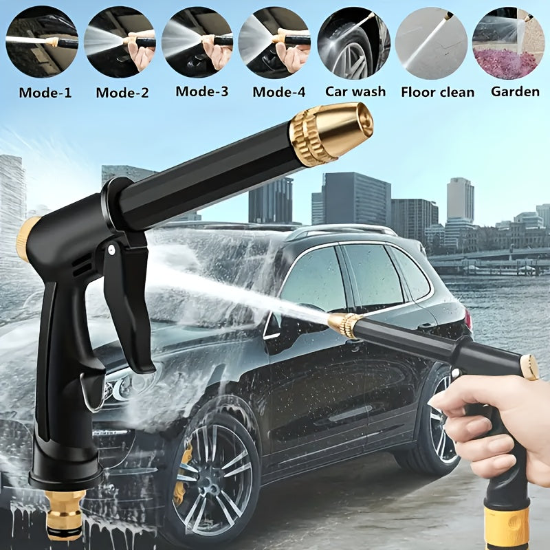 [2x Stronger Power Washer] 2x Stronger Portable Power Washer | Lightning High-Pressure Water Gun, Easy to Use, Non-Slip Handle, Ideal for Car Washing & Watering Plants | Ergonomic Handle, Durable Plastic Construction.