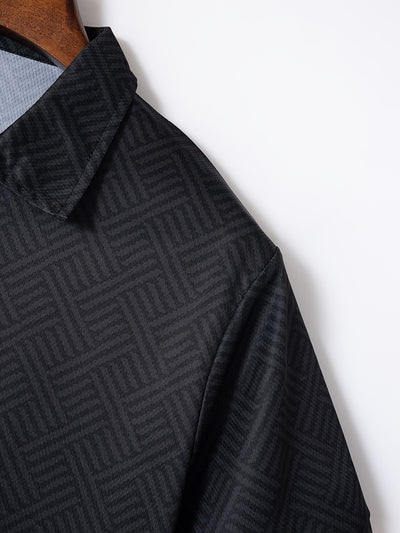 تي شيرت رجالي بأكمام قصيرة + شورت بدلة رياضية كاجوال باللون الأزرق