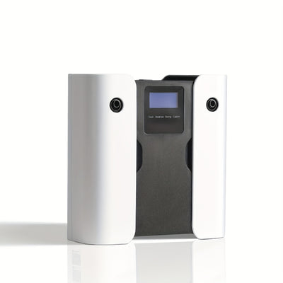 Waterless Essential Oil Diffuser for Home & Hotel, Spa, Office – Max 3000 sq ft Coverage, 2*160ml Capacity, Hotel Series Nebulizing Diffuser with Intelligent Aroma Air Dispersion, Wall-Mountable Design, Ultra-Quiet 35dB Whi