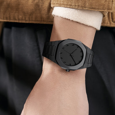 1pc Men'S Quartz Watch - Minimalist Modern Watch with Polygonal Dial, Lightweight Everyday Casual & Formal Watch, Battery-Powered Movement, Compatible with Button Cells (Non-Charged) - Ideal Men'S Gift for Birthdays, Annivers