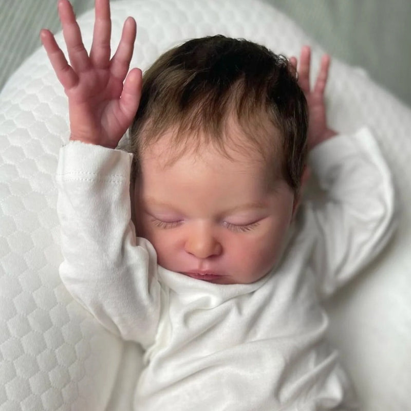 Lifelike 50.8cm Youngsters Sleeping Youngsters Doll - Soft Vinyl Limbs & Cloth Body, Hand-Rooted Hair, Includes Outfit & Accessories - Perfect Birthday or Christmas Gift for Youngsters 3+
