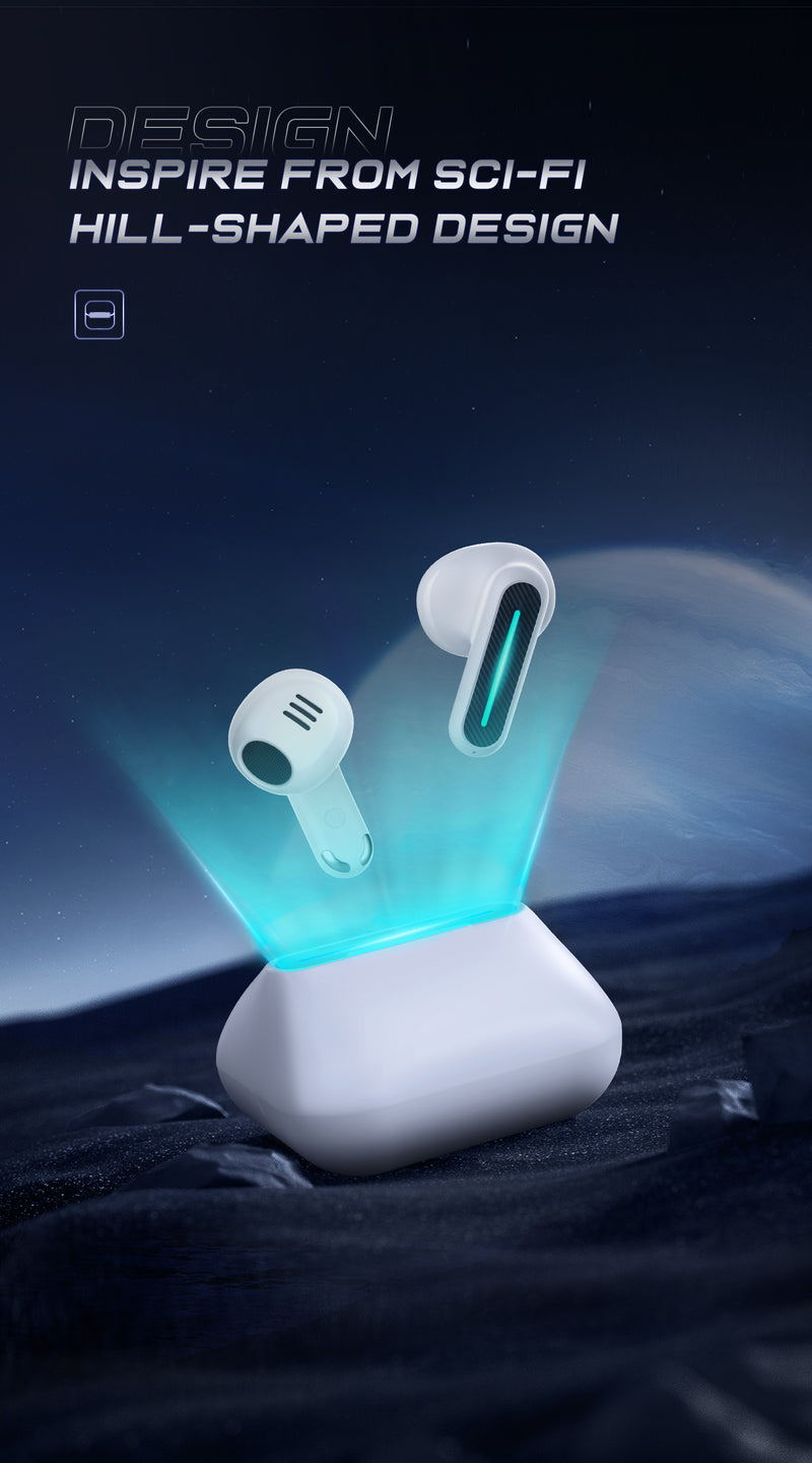 سماعات أذن لاسلكية Langsdom Delta ENC لتقليل الضوضاء مع زمن انتقال منخفض للغاية، ووضعين للألعاب أو الموسيقى