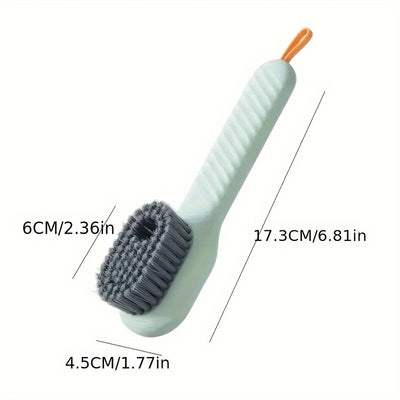 Shoe brush, multi-functional liquid shoe brush, household soft-bristle laundry brush, dedicated non-damaging shoe cleaning brush for shoes, commercial cleaning service/store-use shoe brush, suitable for all four seasons