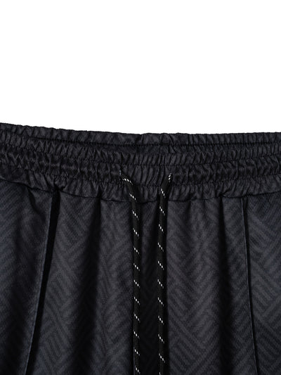 تي شيرت رجالي بأكمام قصيرة + شورت بدلة رياضية كاجوال باللون الأزرق