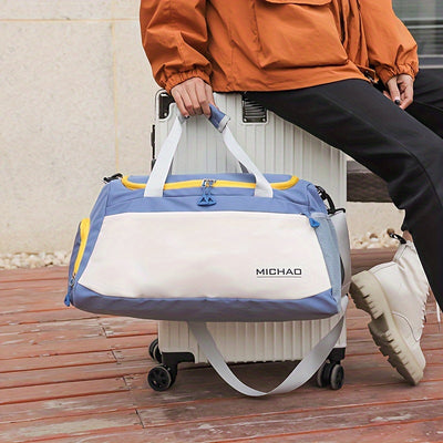 1pc Fashion Lightweight Travel Bag, Fitness Tote Bag, Dry And Wet Separation, Suitable For Sports, Fitness, Short-distance Business Trip, Travel