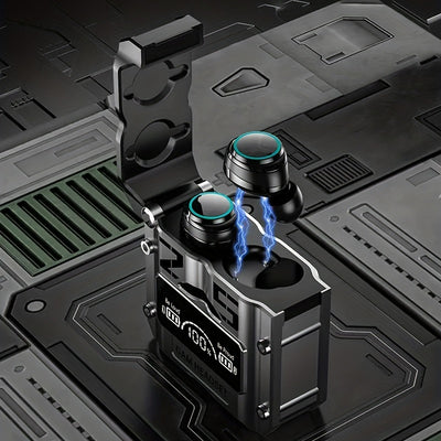 سماعات أذن لاسلكية TWS Audifonos Inalambrico 5.0 داخل الأذن مقاومة للماء، سماعة أذن صغيرة ستيريو لهاتف Xiaomi وهاتف Iphone وسماعات أذن للألعاب