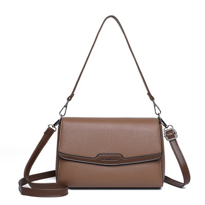 Women'S Crossbody Bag with Adjustable Strap - Purse, Magnetic Closure, Minimalist Everyday Bag for Women, Office, Travel, Parties - Available in Khaki, Light Brown, White, Gray, Purple, Black - Synthetic Faux Leather Handbag,