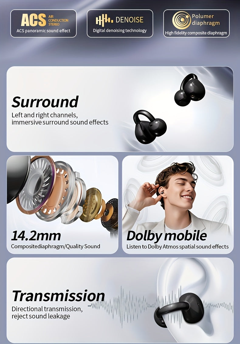 [Acer official genuine]TWS wireless headset, with fashionable lightweight touch design, adaptable sports running scene, support bass stereo and call noise reduction, with low latency gaming mode, HIFI sound. Super long standb