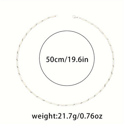 Men's Rhombus Pendant Necklace - Funky Hip-Hop Style White Golden Plated Geometric Design, Versatile Everyday Jewelry for Casual & Formal Outfits, Chic Accessory, Sleek Finish, Contemporary Craftsmanship