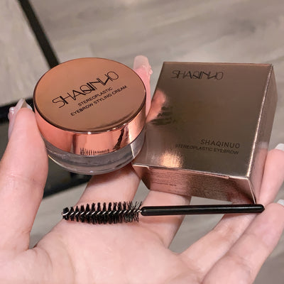 Wild Eyebrow Styling Gel, 3D Eyebrow Setting Gel, Long-Lasting Waterproof And Sweat-Proof, Eyebrow Makeup Styling Soap, Three-Dimensional Eyebrow Shaping Cream, Smooth Transparent Gel, Colorless Refreshing Eyebrow Wax, Fixes