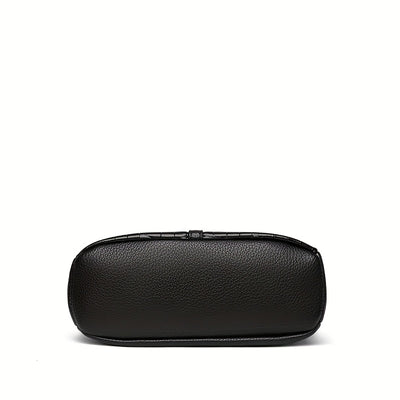 Women'S Multi-Compartment Crossbody Bag with Adjustable Strap - Synthetic, Zipper Closure, Elegant Geometric Pattern in Beige, Burgundy, Black, and White - Perfect for Casual or Formal Occasions, Crossbody Purse