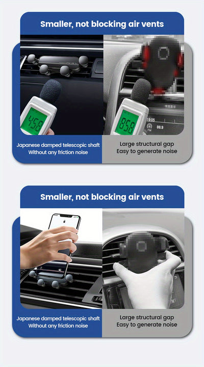 Gravity Car Phone Holder Air Vent Mount Mobile Cell Phone GPS Support For iPhone Huawei Xiaomi Samsung Phone Holder in Car