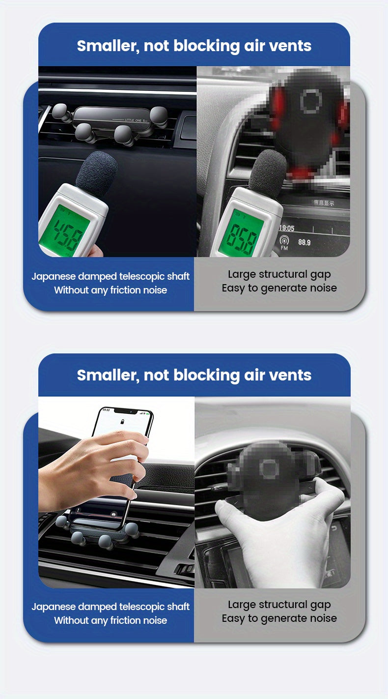 Gravity Car Phone Holder Air Vent Mount Mobile Cell Phone GPS Support For iPhone Huawei Xiaomi Samsung Phone Holder in Car