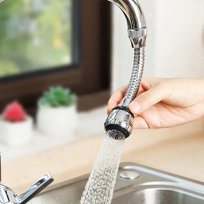 360° Rotating Kitchen Faucet Sprayer - Splash-Free Water-Saving 304 Stainless Extension Spray Head with Polished for RV Sink, Home Washing Machine & Dishwashing, Kitchen Faucet with Pull Sprayer, Rv Sink Accessory, Modern Ki