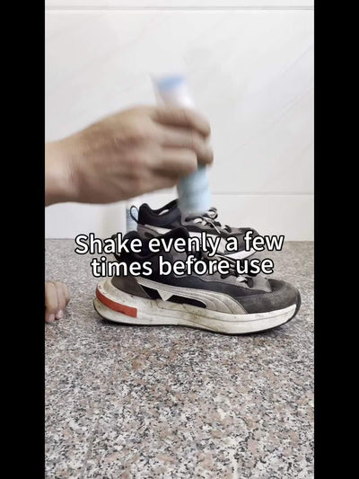 2pcs White Shoe Cleaner Set, 2.76oz Shoe Cleaning Kit with Brush, Suitable for Leather, Knit, Canvas, Faux Leather, PU, Plastic Material, Universal Use, Chemicals Included, Shoe Cleaner|Sleek Shoe Cleaner|Durable Plastic Bott