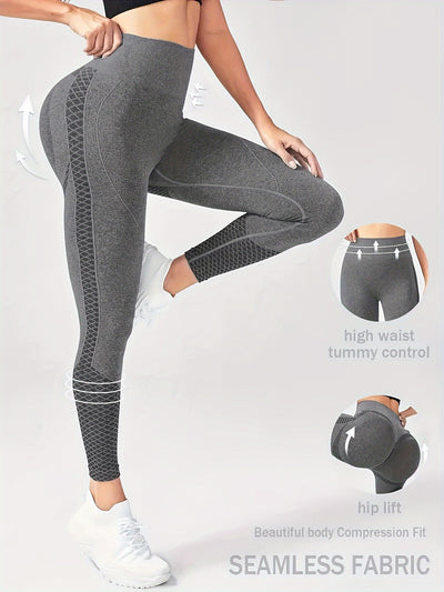 [Comfortable Sports Tights] Super Comfortable High-waisted Compression Sports Tights | Abdominal Control, Sweat-wicking, Four-way Stretch, Adjustable Length, Wide Waistband, Elegant Design - Suitable for Women, Perfect for Yo