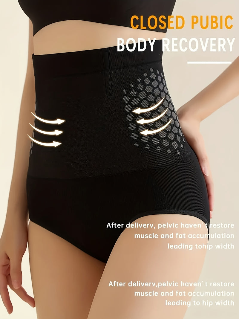 3pcs High-Waisted Tummy Control Shapewear Panties for Women, Butt Lifting, and Stomach Flattening Leggings Suitable for Fitness, Running, Body Sculpting, and Sports