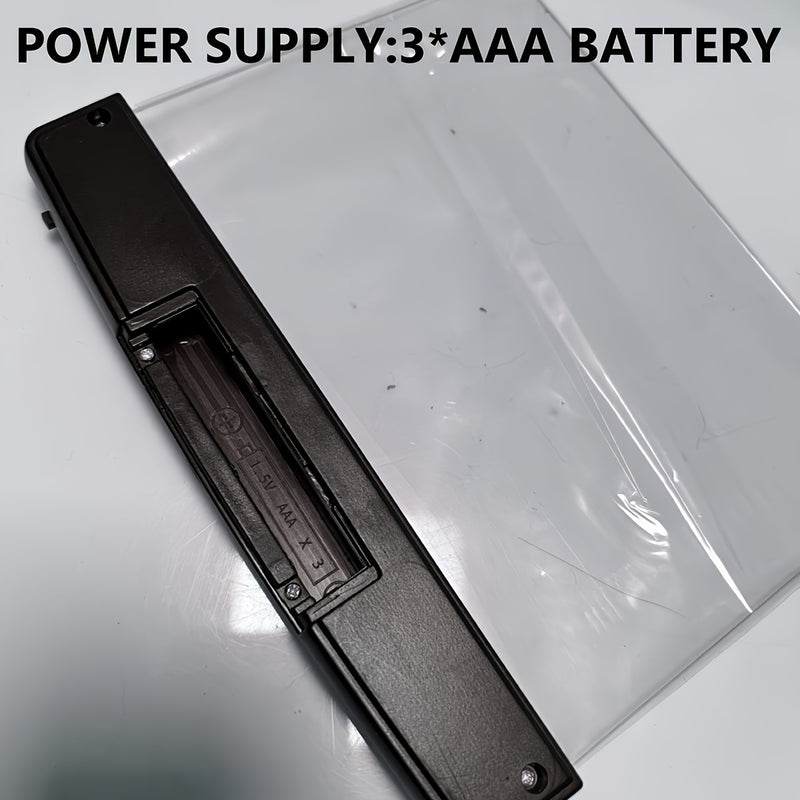 1pc E-book Reading Light Essential for Back-to-School Season LED Flat Panel Reading Lamp Bedside Bedroom Eye Protection Night Reading Light Multifunctional Student Night Vision Reading Light Requires 3 * AAA Batteries Without