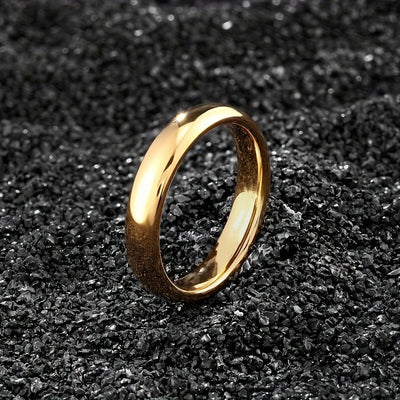 Fashion Style Tungsten Ring, 4Mm/0.38cm, Durable High-Quality Engagement Wedding Band for Men And Women