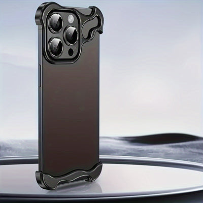 Aerospace Grade Aluminum Metal Armor Mobile Phone Case - New in the Third Quarter of 2024, Suitable for iPhone16/15 Series - Minimalist High-Strength Protection, Advanced Protective Case - Unique Reinforced Protection Design