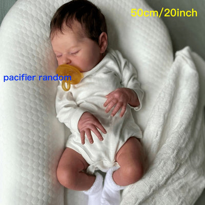 Lifelike 50.8cm Youngsters Sleeping Youngsters Doll - Soft Vinyl Limbs & Cloth Body, Hand-Rooted Hair, Includes Outfit & Accessories - Perfect Birthday or Christmas Gift for Youngsters 3+