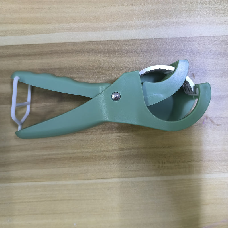 RZSYZH Multifunctional Vegetable and Fruit Slicer - Ergonomic Green Kitchen Cutter with Adjustable Blade, Durable Polypropylene for Carrots, Cucumbers, Tomatoes, and More, Vegetable Slicer And Chopper