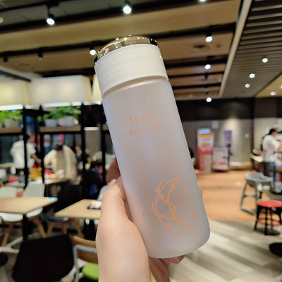1pc Durable Frosted Plastic Water Bottle - Perfect for Outdoor Sports, Yoga, Camping & Hiking, Hiking Accessories