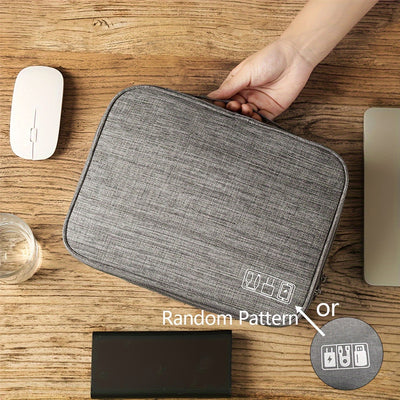 Multi-layer Travel Digital Accessories Storage Bag, Power Bank Earphone Camera Data Cable Storage Box, Multi-functional Divided Mobile Phone Laptop Bag Digital Bag
