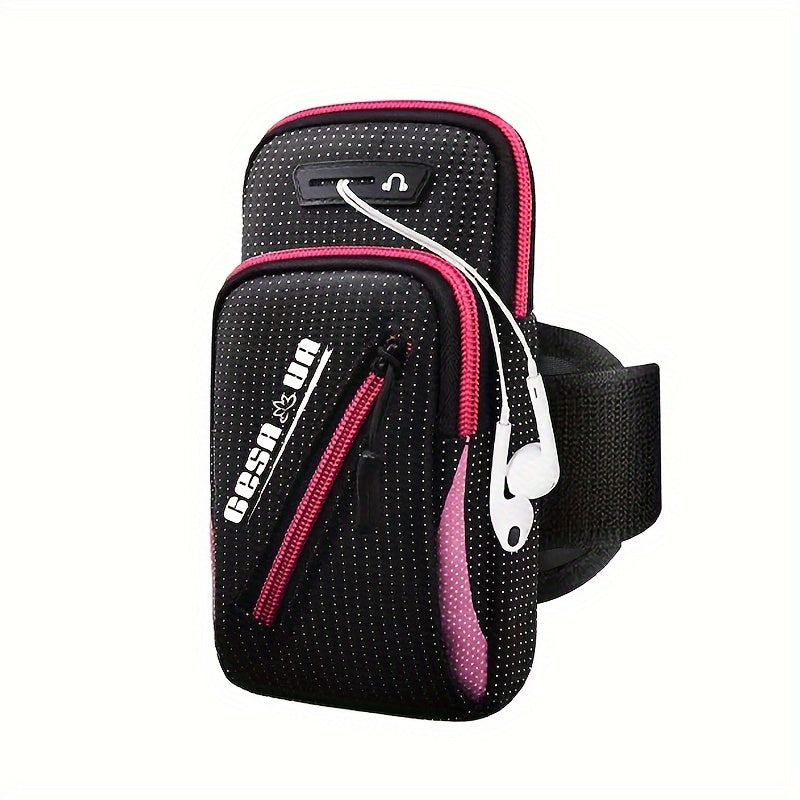 Outdoor Sports Armband - Universal Adjustable Sports Arm Case for Running, Hiking, Cycling, and Travel - Multi-Functional Mobile Phone Arm Bag