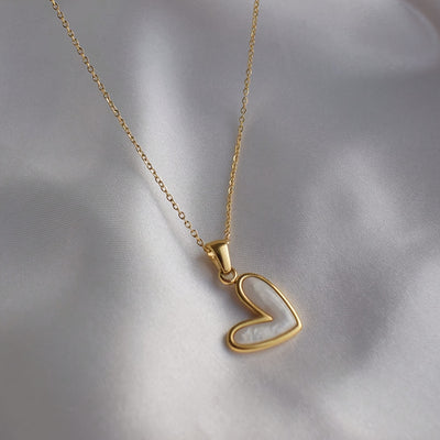 Set of 2 Cute Fashion Stainless Steel Pendant Necklace for Women, Heart Shape Design, Suitable for Valentine'S Day Gift, Elegant Necklace for Daily Party Decoration Fashion Accessories As a Gift